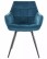 Stolička Lilia Velvet Tyrkysová - wariant 1