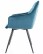 Stolička Lilia Velvet Tyrkysová - wariant 2
