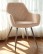 Krzesło Linea Velvet Beżowy - wariant 1