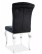 Krzesło do jadalni Prince Velvet Czarny, Chrome (3428 AB, 3430C) - Outlet - wariant 1