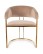 Krzesło Tulipe Velvet Beż - wariant 1
