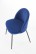 Sametová židle K314, modrá - wariant 1