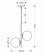 Lampa wisząca Duo kule czarny mat/złoto (32-01269) - wariant 2