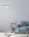 Lampa podłogowa stojąca LED biały klosz talerz LUND (50633057) - wariant 1