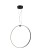 Lampa ring LED Acirculo czarna 60 cm - wariant 1