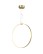 Lampa ring LED Acirculo złota 60 cm - wariant 1