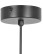 Lampa wisząca z grafitowymi kloszami K-5365 MEGAN - wariant 3
