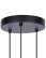 Lampa wisząca czarna sople Gelato K-4862 - wariant 3