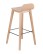 Scaun de bar Malmo Wood 4HW - wariant 3