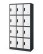 Szafa skrytkowa Marcin: antracytowo-biała 90x185 cm (948) - wariant 1