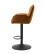 Barová stolička Marilla, otočná, s nastaviteľnou výškou – škoricová (54840002) - wariant 2