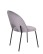 Krzesło do jadalni Molly Black szare - wariant 3