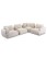 Narożnik modułowy Chacco L 285 × 202 – kompaktowa elegancja i elastyczność aranżacji - wariant 2