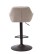 Scaun de bar pivotant Nolan bej, cusături verticale - wariant 2