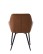 Scaun de dining Nolan cu piele sintetică maro - wariant 3