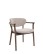 Scaun de dining Olmo, bej/stejar fumuriu - wariant 1