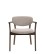 Scaun de dining Olmo, bej/stejar fumuriu - wariant 2