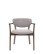 Scaun de dining Olmo, gri deschis/stejar fumuriu - wariant 2