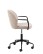 Krzesło biurowe Patricia, beżowe, obrotowe, regulowane (02723) - wariant 2