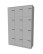 Uzamykateľná skriňa Puzlo 5OH, 120 cm, 3×4 - wariant 2