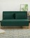 Sofa Zenia Velvet Zielona - wariant 2