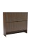 Dulap de pantofi Sancho, stejar fumuriu (100 cm) - wariant 3