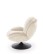 Fotel wypoczynkowy Shell kremowy, obrotowy 360°, nowoczesny design - wariant 1
