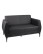 Dwuosobowa Sofa Basco Black 2 - wariant 1