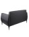 Dwuosobowa Sofa Basco Black 2 - wariant 2