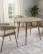 Kulatý stůl Rion 90 cm – keramika Travertine, béžová, kašmír - wariant 3