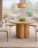 Masă de dining rotundă Rosalia, stejar natural (120 cm) - wariant 3