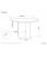 Masă de dining rotundă Rosalia, stejar natural (120 cm) - wariant 2