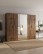 Duża garderoba 6-drzwiowa szafa dąb fregata Quadro (KV-16-OF) - wariant 2