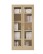 Witryna szklana Amelia Fresh Style: beżowa (1553) - wariant 2