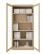 Vitrină înaltă Amelia Fresh Style bej - wariant 3