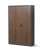 Biurowa szafa metalowa KEVIN: antracyt/orzech 90x140 cm (1386) - wariant 1