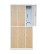 Dulap Igor alb-stejar sonoma - wariant 1