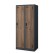 Šatníková skriňa Kacper Eco Design 80x180: antracitová/orech - wariant 1