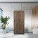 Šatníková skriňa Kacper Eco Design 80x180: antracitová/orech - wariant 2
