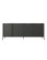 Szeroka komoda antracytowa Lars E z szafkami 203 cm - wariant 2