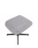 Taburet Uni, gri - wariant 3