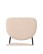Krzesło do jadalni Yogi, nowoczesne, tapicerowane, beżowe - wariant 1