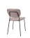 Krzesło do jadalni Yogi, nowoczesne, tapicerowane, szare - wariant 2