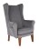 Set: Fotoliu cu urechi Wingback + Taburet Wingback (expediere rapidă) - wariant 3