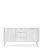 Komoda Zova z szufladami (KSZ168), biała - wariant 2